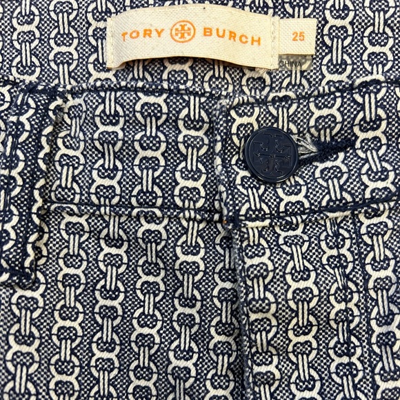 Tory Burch Printed Trouser Pants Size 25 - Picture 2 of 9